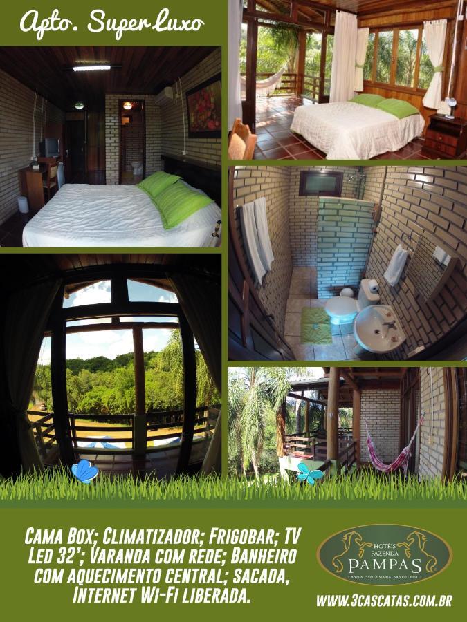Hotel Fazenda Tres Cascatas Santo Cristo Luaran gambar